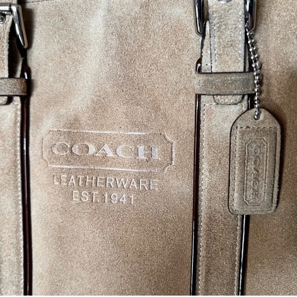 Coach Brown Leather Shoulder Bag - Picture 5 of 11